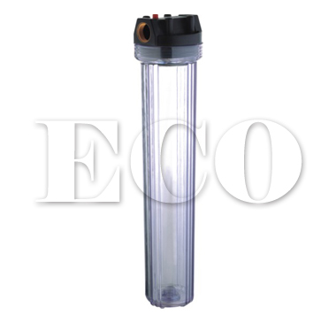 20" water filter housing, 20 inch transparent water filter housing